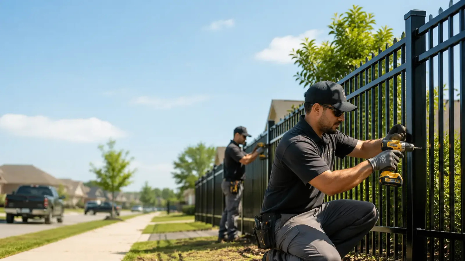 Metal Fence Installation in Wisconsin
